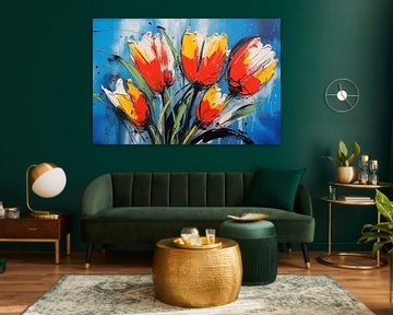 Tulpen abstrakt von Imagine