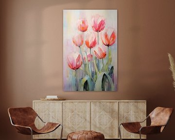 Tulpen abstract van Imagine