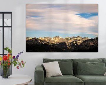 Blick auf die Urner Alpen, in den Schweizer Alpen von José IJedema