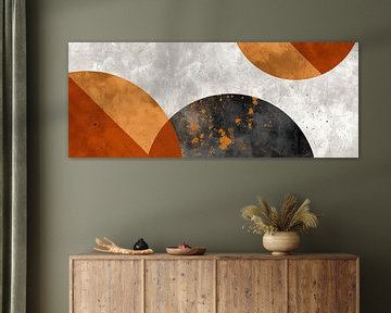 Abstract Earth tones | Earth tones by De Mooiste Kunst