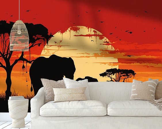 Example of the artwork in a room