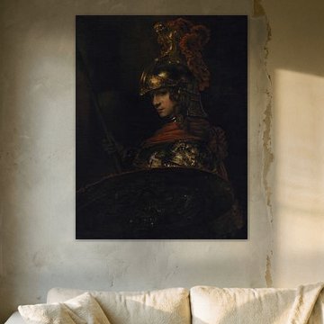 Rembrandt, Palas Athena, ca 1655 van Atelier Liesjes