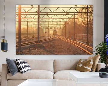 Sunny Rails by Sander van der Werf
