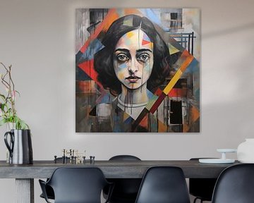 Anne frank abstract van TheXclusive Art