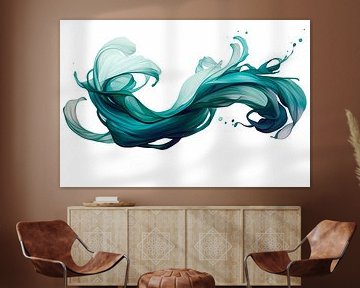 Fluid Dynamics by De Muurdecoratie