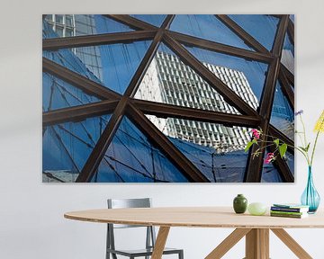 Glass and steel in the city centre by Thomas Riess