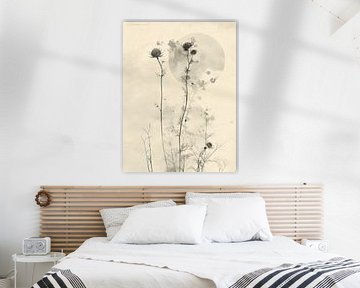 Botanisch minimalisme, wabi-sabi van Carla Van Iersel