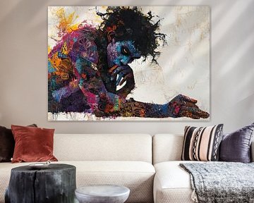 Modern Expression | Expressive Figure by Kunst Kriebels