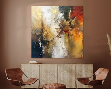 Abstract Gold | Gold Texture by ARTEO Paintings