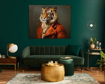 Tiger-Porträt von Wunderbare Kunst