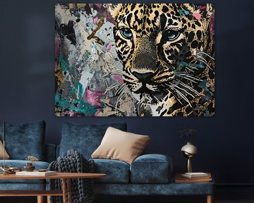 Malerei Leopard Kunst von Kunst Kriebels