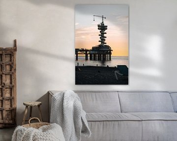 Soirée d'été à Scheveningen sur Endre Lommatzsch