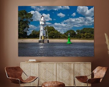 Lighthouse on the Lower Weser by Christian Harms