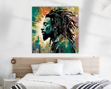 Rasta man van Marlon Paul Bruin