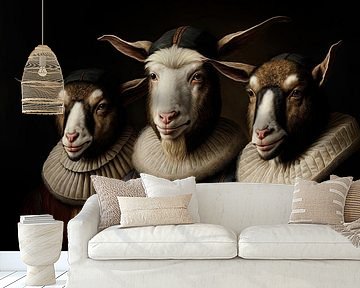 Three goats