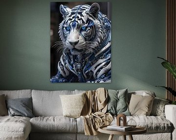 Porcelain Tiger by Retrotimes