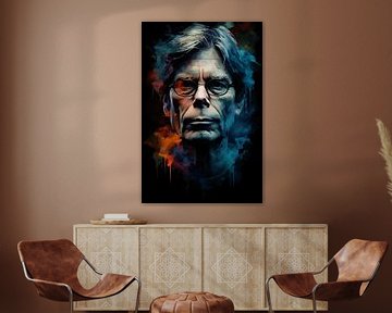 Stephen King Vision in Farbe von De Muurdecoratie