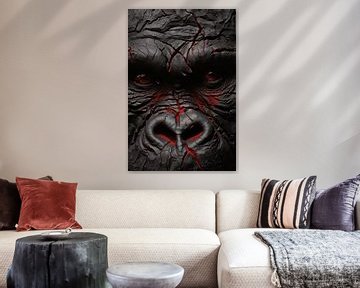 Gesprengter Gorilla von Harry Herman