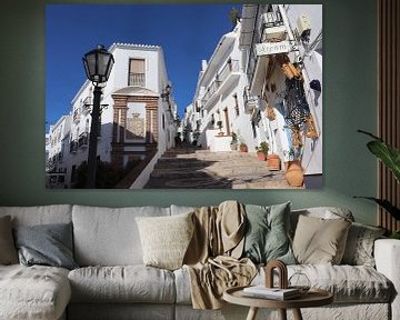 Mooiste witte dorp van Spanje Frigiliana, Costa del Sol, Andalusie