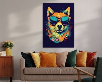 Shiba pop art 3 von DNH Artful Living