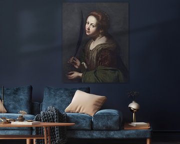 Artemisia Gentileschi, Santa Lucia, 1636-38 von Atelier Liesjes
