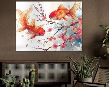 Japanese goldfish by PixelPrestige