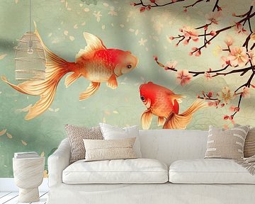 Japanese goldfish by PixelPrestige