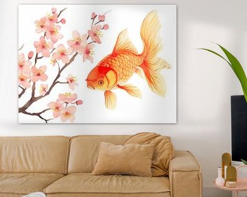Japanischer Goldfisch von PixelPrestige