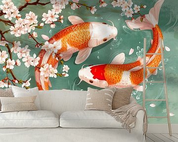 Japanese Koi carp by PixelPrestige
