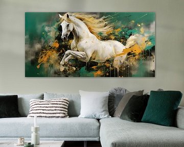 Weißes Pferd von ARTemberaubend