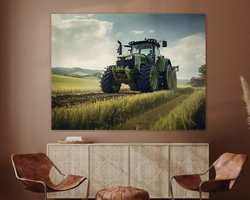 Tracteur sur PixelPrestige