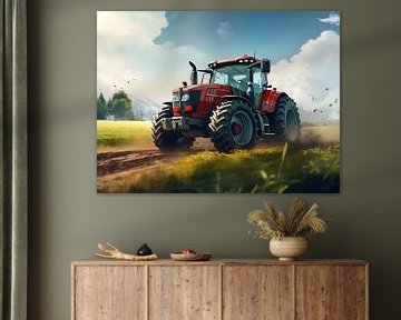 Tracteur sur PixelPrestige