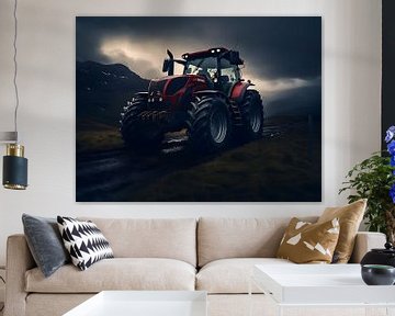 Tracteur sur PixelPrestige