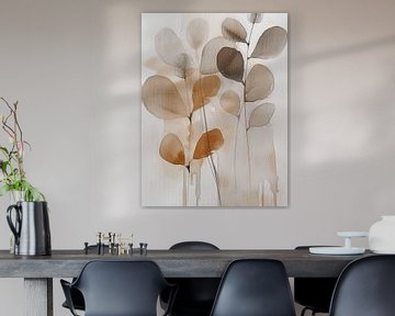 Botanical watercolour in earth tones by Studio Allee