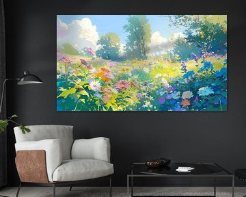 aquarel van bloemen van PixelPrestige