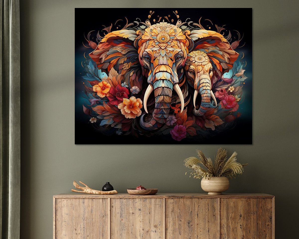 Example of the artwork in a room
