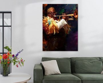Louis Armstrong, a busker by PixelPrestige