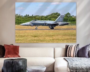 Royal Canadian Air Force CF-18 Hornet Solo Display 2018. von Jaap van den Berg