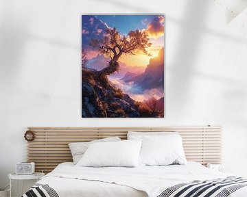 Vivre la solitude au coucher du soleil