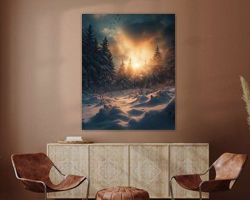Magisches Licht in Einsamkeit