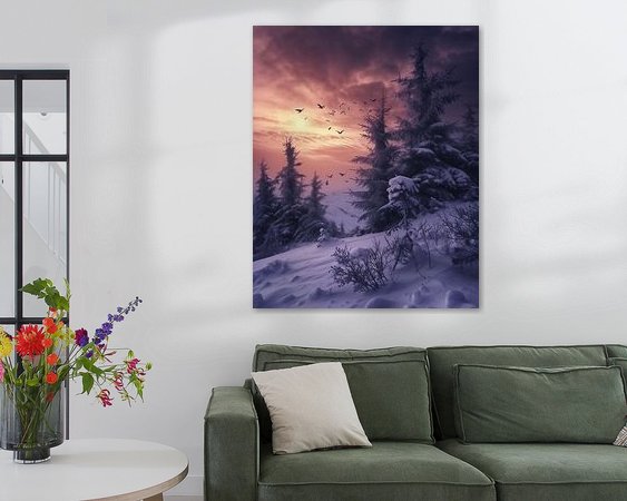 Example of the artwork in a room