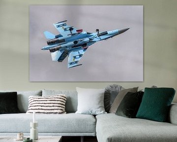 Sukhoi SU-27 van de Oekraïense luchtmacht. van Jaap van den Berg