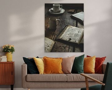 Romantic atmosphere in the creative room