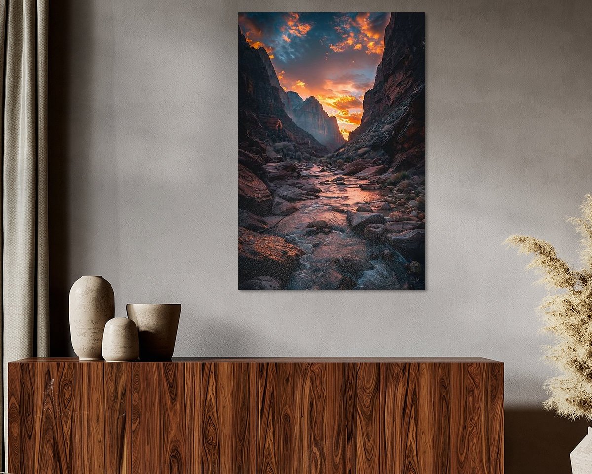 Example of the artwork in a room