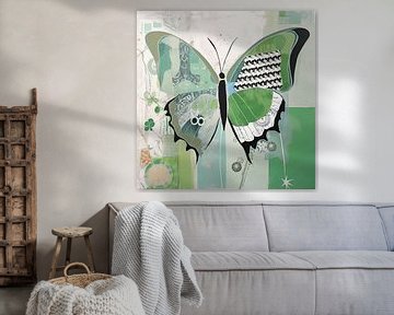 Butterfly Fusion : un collage de motifs et de nature sur Color Square