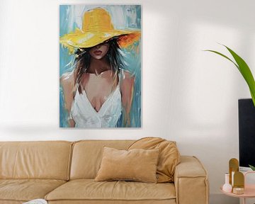 Été anonyme : La beauté sous le chapeau sur Color Square