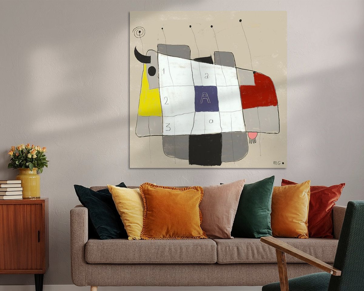 Example of the artwork in a room