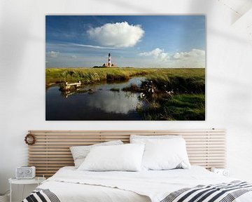 Küstenidyll mit Leuchtturm von Oliver Lahrem