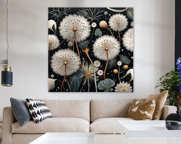 Dandelions van Koffie Zwart