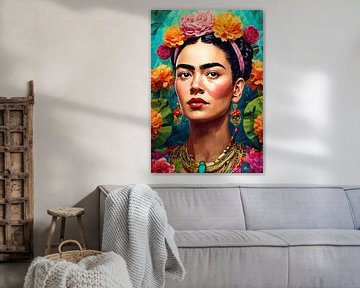 kleurrijke Frida